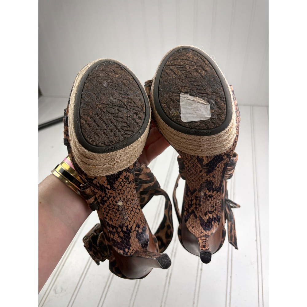 Gianni Bini Leopard Print Platform High Heels Stilettos Women's Size 8M - Picture 6 of 10